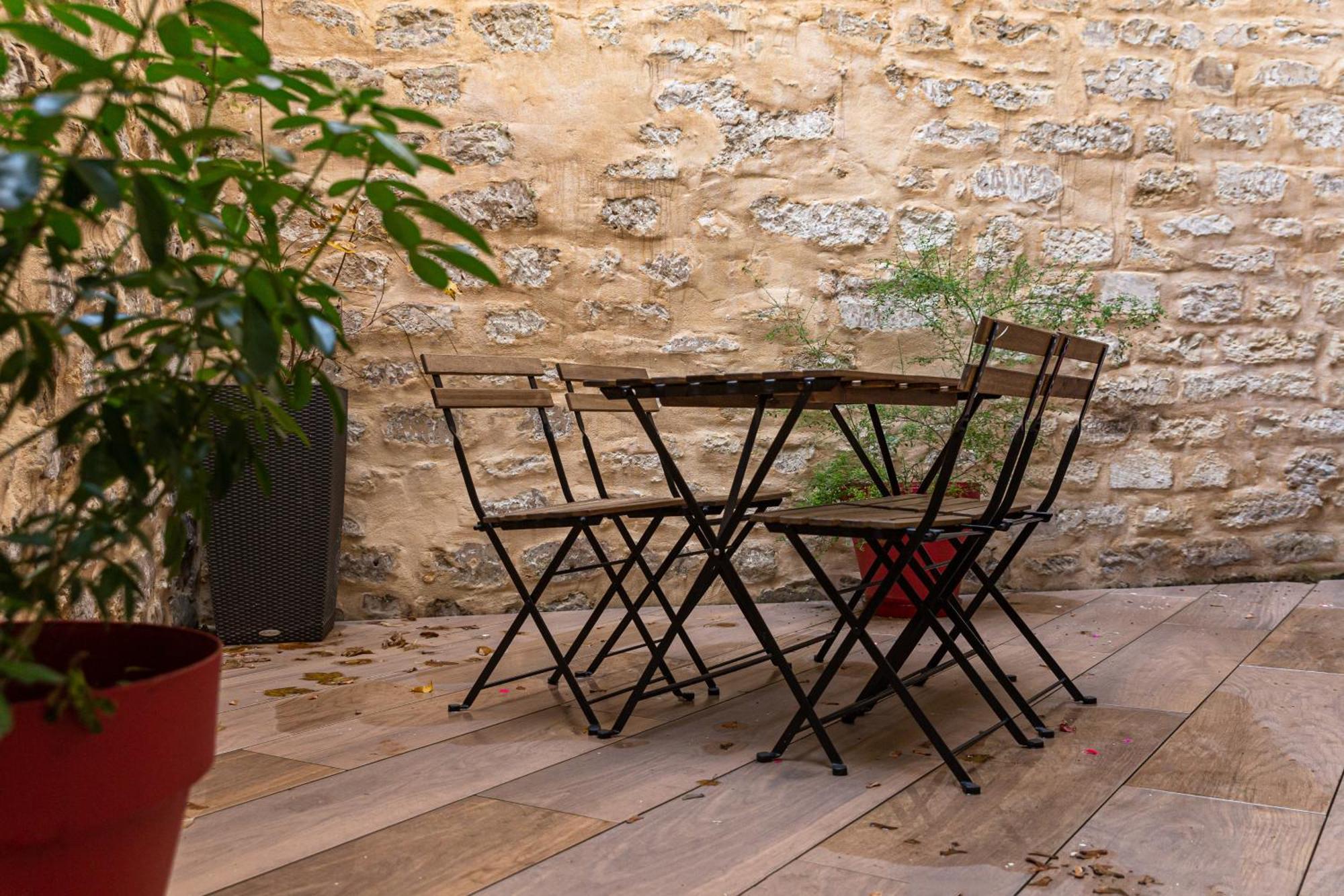 Parking Gratuit - Montmartre Charme & Patio Prive - Sacre-Coeur Metro Anvers Paris Exterior foto